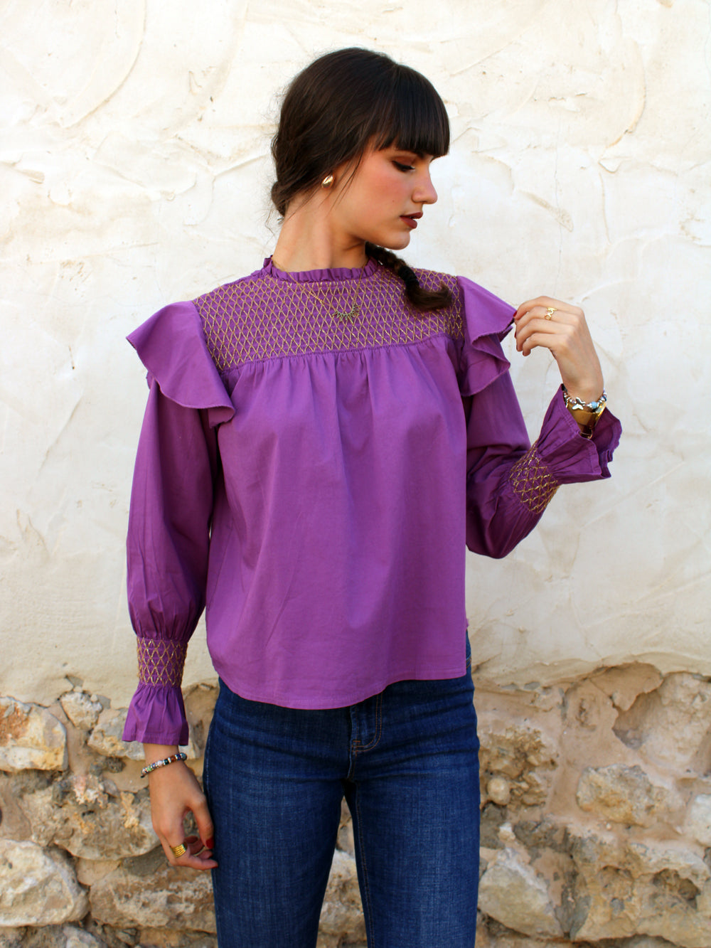 BLUSA CAMELOT BUGANVILLA