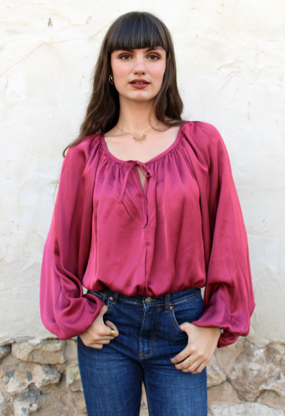 MARLENE BUGAMVILLA BLOUSE