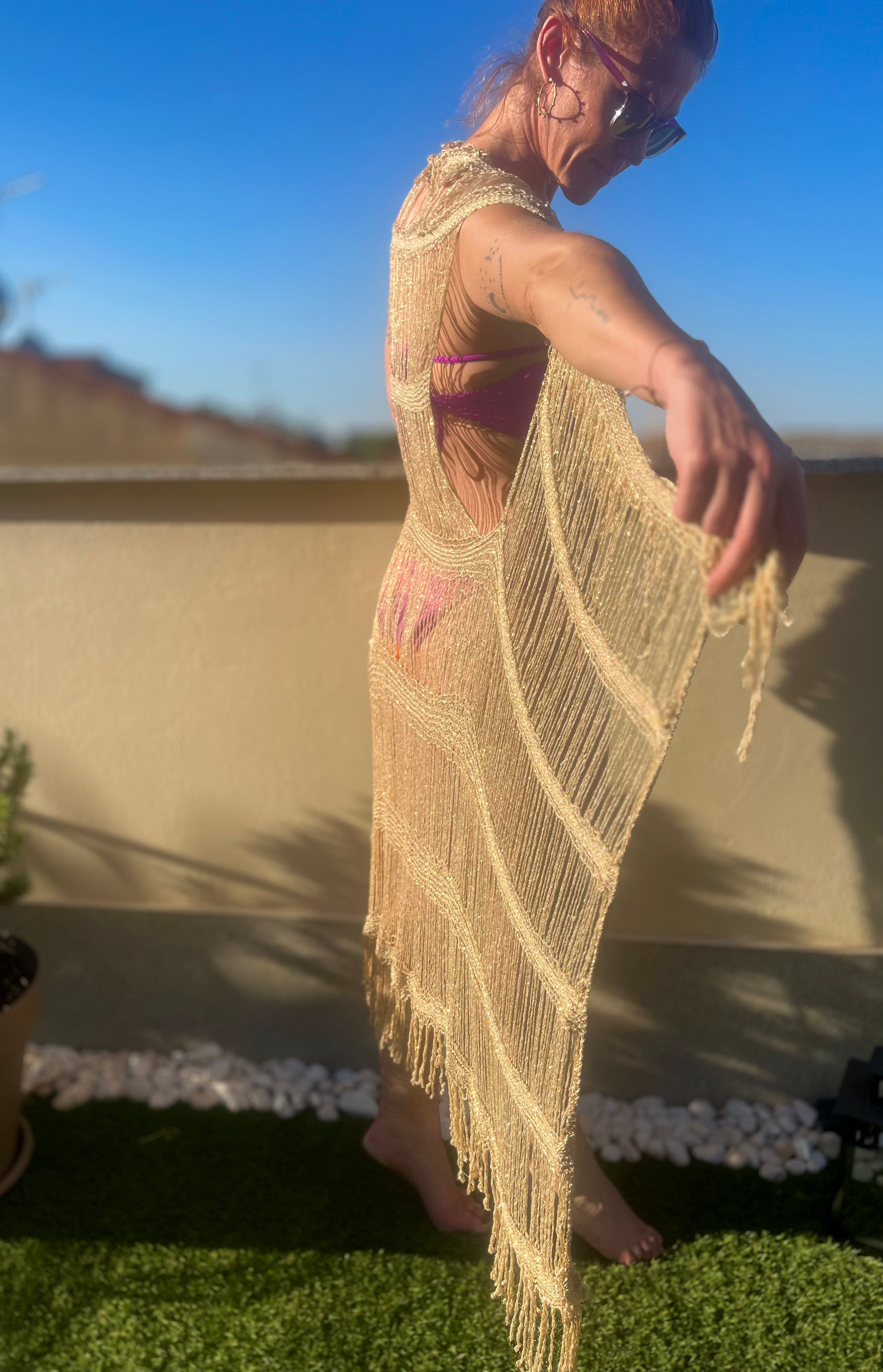 Zahia Golden Sarong