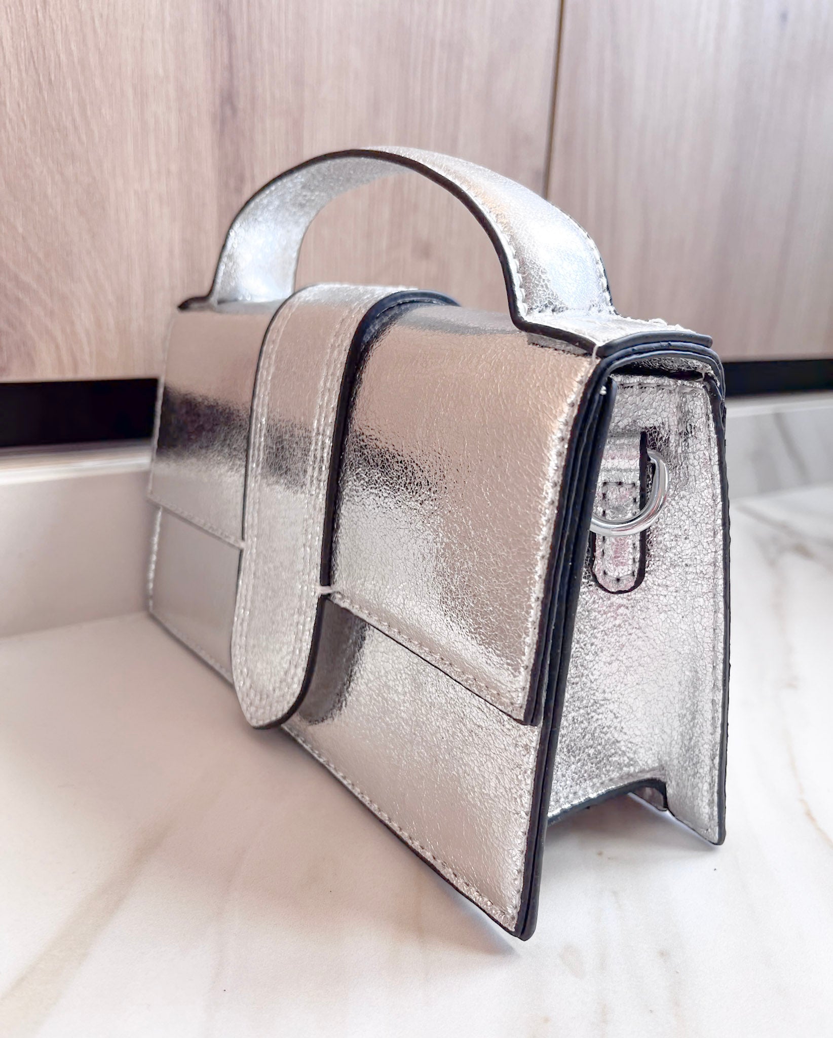 BOLSO CAMUS PLATA