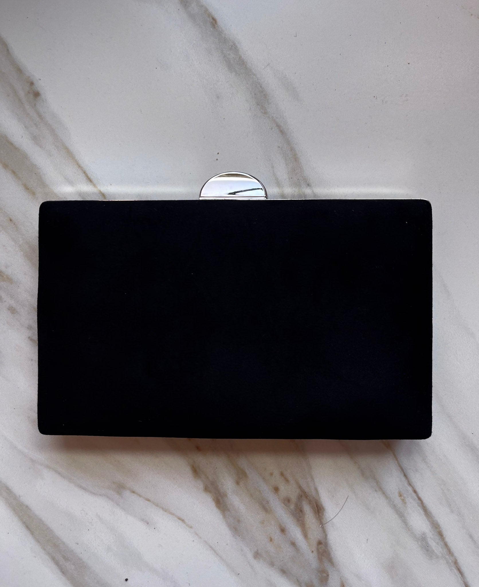 Clutch Ante Negro Plata