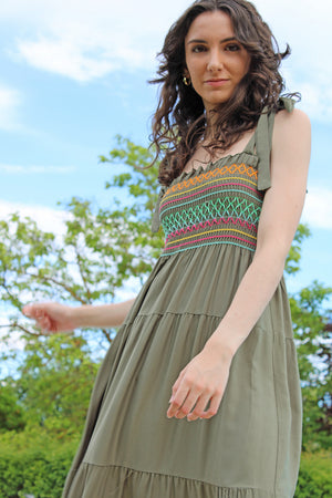 JIMENA DRESS Green